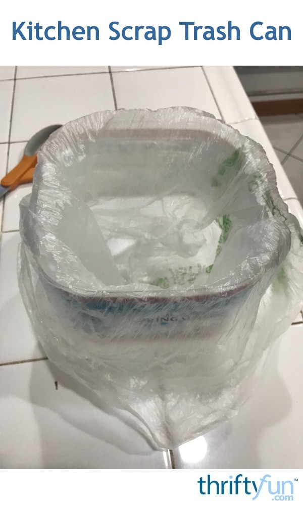 Kitchen Scrap Trash Can ThriftyFun