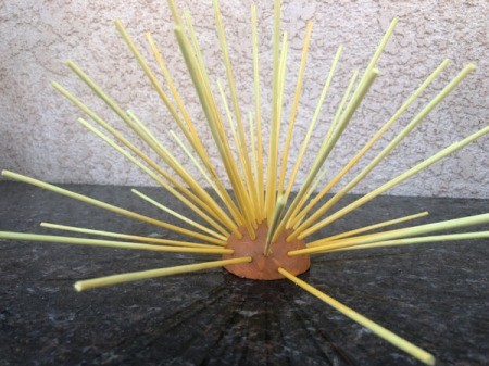 Skewer Starburst Decor - work your way to the outside edge