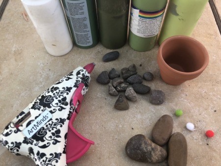 Decorative Stone Cactus - supplies