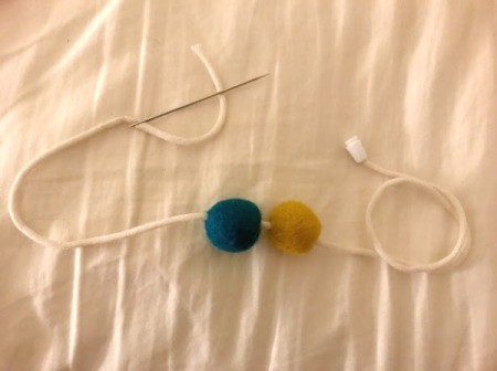 Toddler Felt Ball Necklace - add more felt balls
