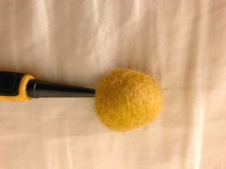 Toddler Felt Ball Necklace - enlarge