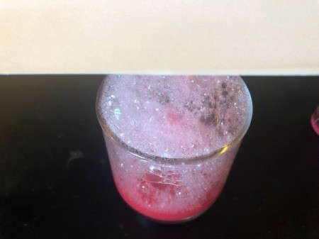 Bubble Art - gently place your paper over the bubbles