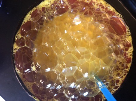 Bubble Art - repeat the bubble blowing step and imprint on the same paper