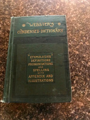 Value of Webster''s Condensed Dictionary - old dictionary
