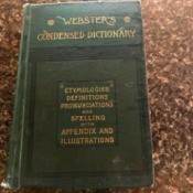Value of Webster's Condensed Dictionary - old dictionary