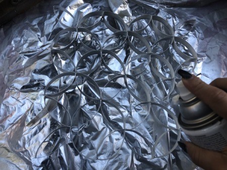 Art Deco Cardboard Wall Art - spray paint if desired