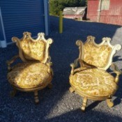 Identifying Ornate Upholstered Chairs - ornate gold floral upholstered chairs