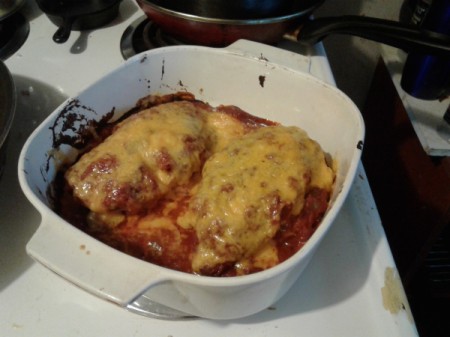 baked Cheesy Salsa Chicken