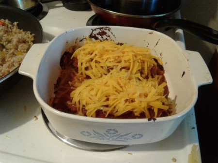 Cheese added to Chicken