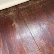 Bug Spray Left Yellow Spots on Hardwood Floor - damaged floor finish