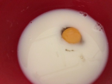 egg in milk