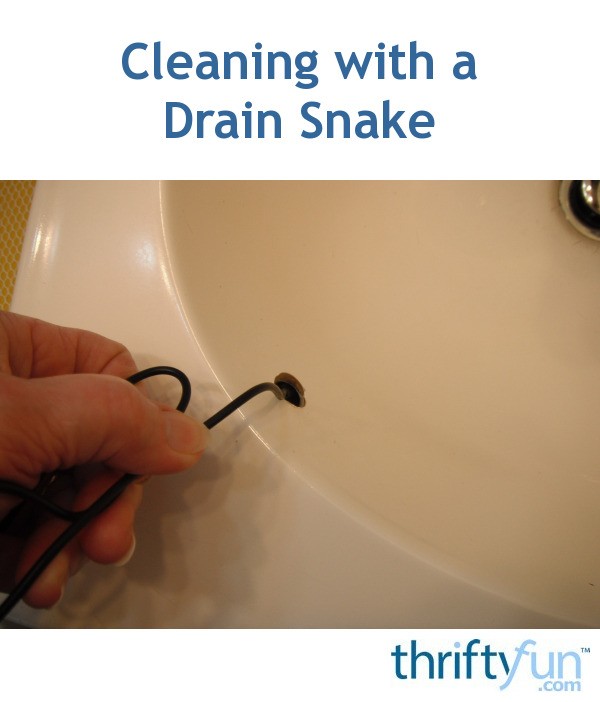 Cleaning with a Drain Snake ThriftyFun