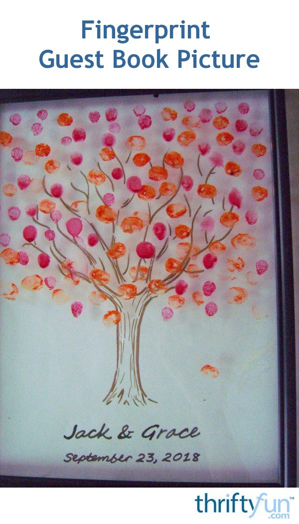 Fingerprint Guest Book Picture | ThriftyFun