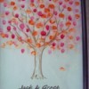 Fingerprint Guest Book Picture - tree covered with prints
