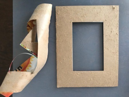 Custom Photo Frame Mat - outer layer removed