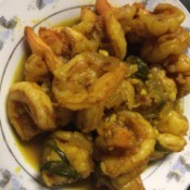 Stir Fry Jumbo Shrimp with Curry