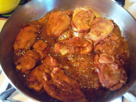 Honey Garlic Chicken in Skillet