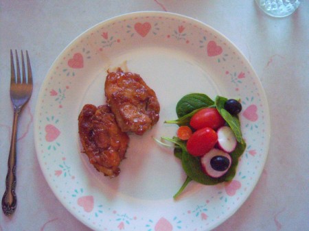 Honey Garlic Chicken on plate