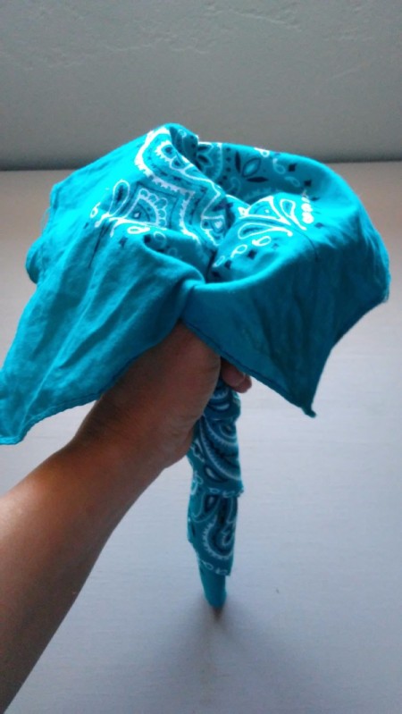 Bandana Butterfly - calla lily look