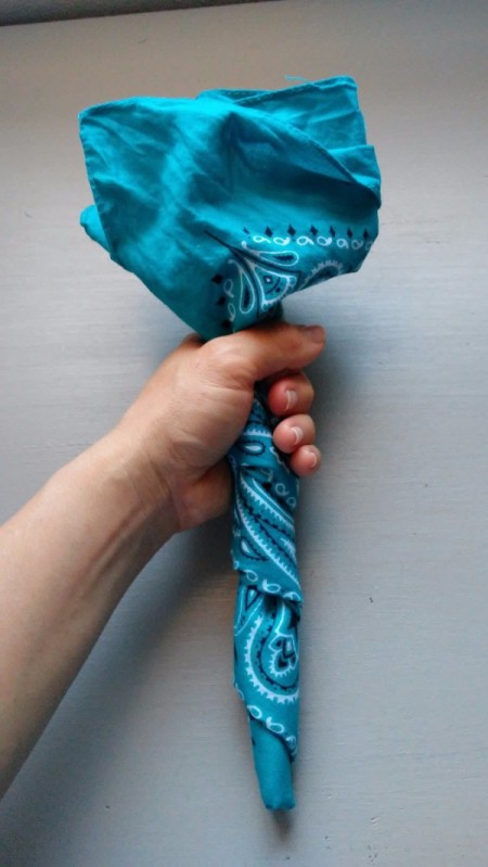 Bandana Butterfly - turn over and pull out flaps