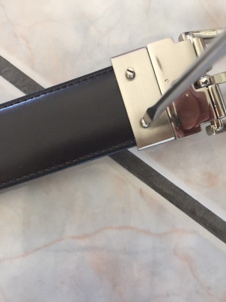 Reconstructed Belt on a Budget - replace screws