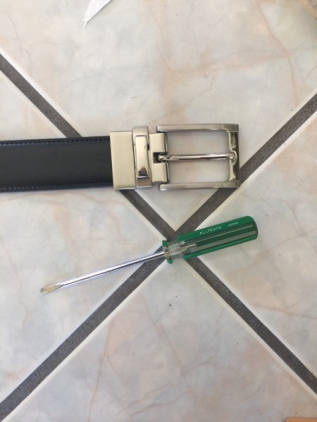 Reconstructed Belt on a Budget - belt complete