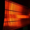 Closeup of an infrared heater