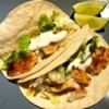 2 Fish Tacos with Lime Crema