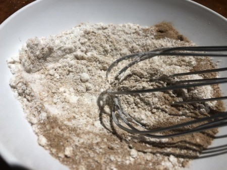 mixing dry ingredients