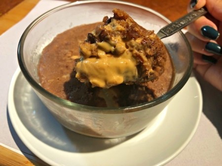 spooning Chocolate Peanut Butter Lava Mug Cake