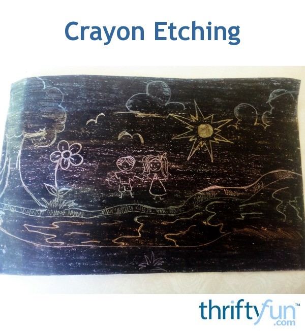 Crayon Etching ThriftyFun