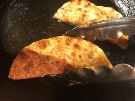 cooked Crispy Tuna Cheese Puffs