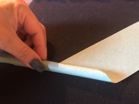 Paper Hyacinths - roll paper diagonally from one end