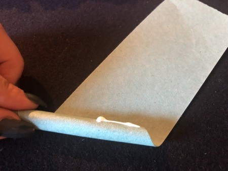 Paper Hyacinths - add glue as you roll