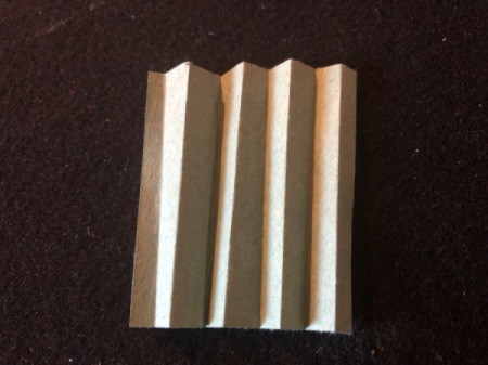 Paper Hyacinths - fold the paper accordion style