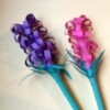 Paper Hyacinths - two finished flowers