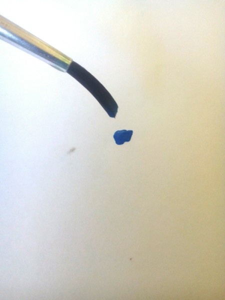 Blow Painting - put a dot of watercolor on the paper