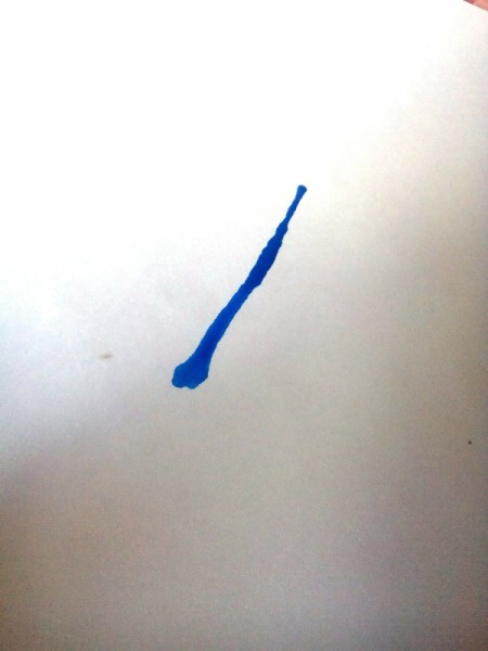 Blow Painting - blow it with the straw or your mouth