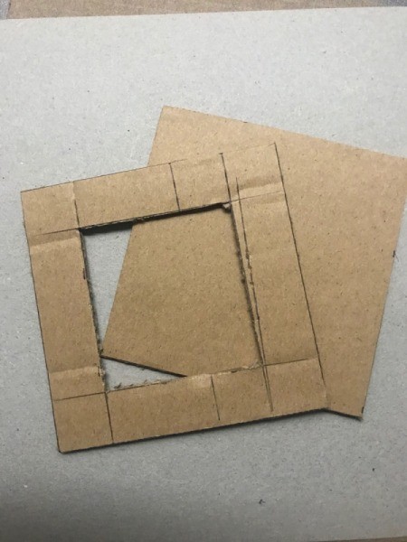 Picture Frame Magnet - cut out with the X-acto knife