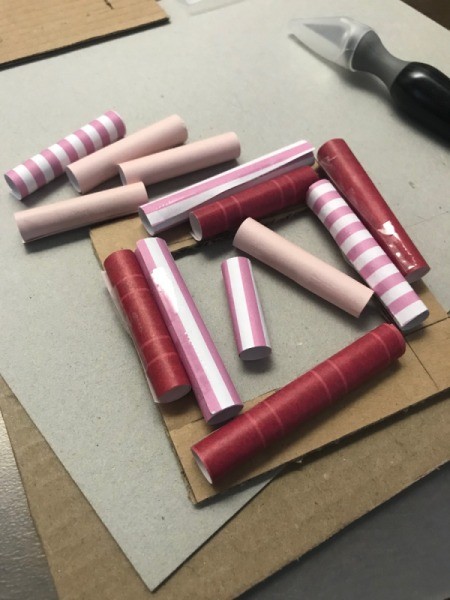 Picture Frame Magnet - enough rolls of paper to cover the frame