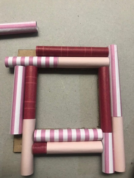 Picture Frame Magnet - frame covered except for two corners