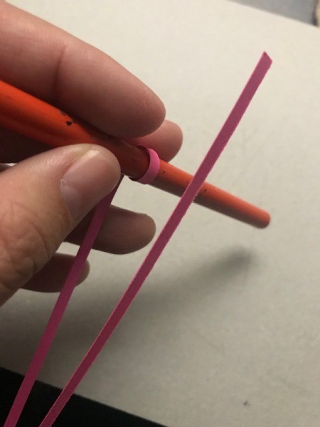 Picture Frame Magnet - roll up both sides to form heart