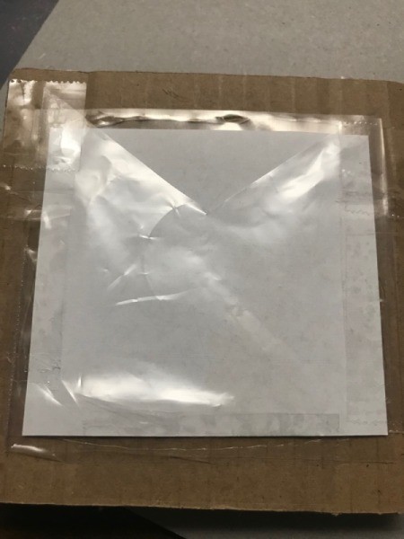 Picture Frame Magnet - cut a V shaped notch to be able to change out the photo