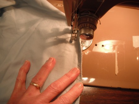 Adjusting the Size of Fitted Sheets - sew a small seam to see if it is enough