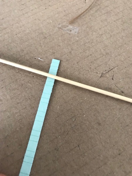 Monogram Initial Picture Frame Art - cut more narrow strips of colored paper and wrap around a stick