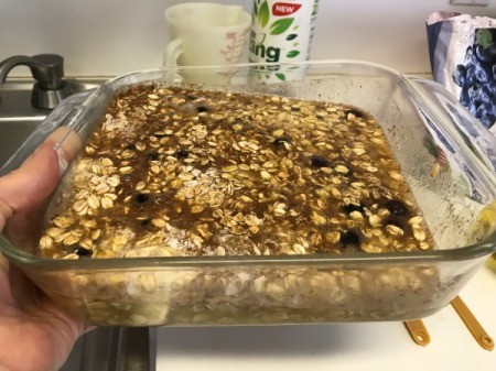 Baked Blueberry Oatmeal