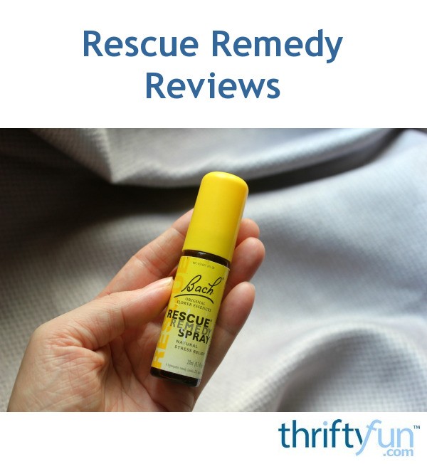 Rescue Remedy Reviews ThriftyFun
