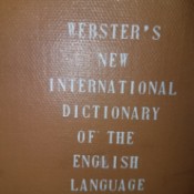 Value of a Webster's Dictionary