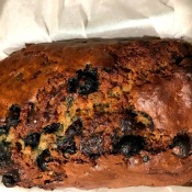 baked Banana Blueberry Bread