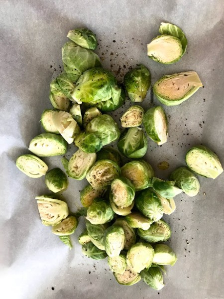seasoned Brussels Sprouts